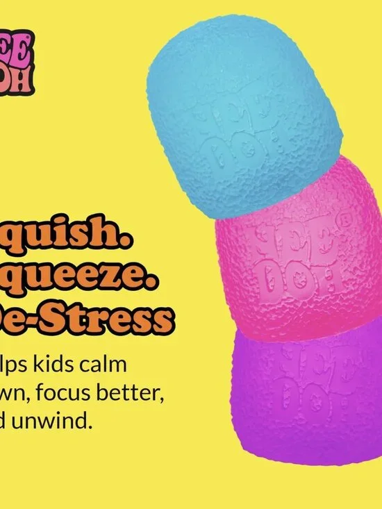 Schylling NeeDoh Gumdrop Sensory Toy 2.5" Orange - Picture 5 of 5